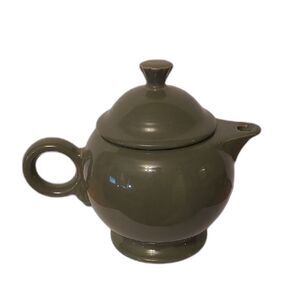 Fiesta Fiestaware Teapot Homer Laughlin Sage Green Vintage